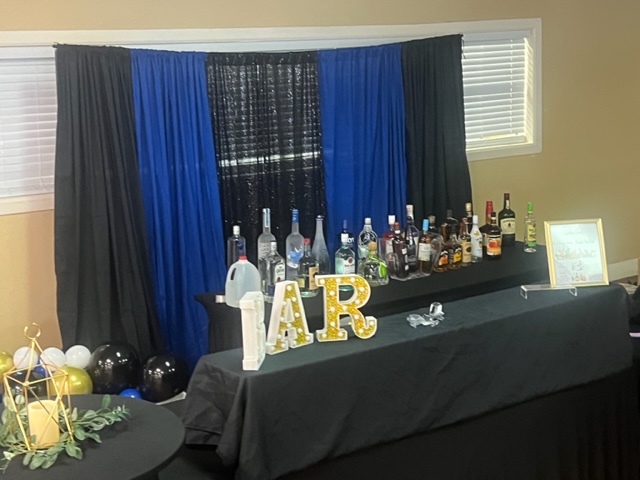 Party rental places with alcohol